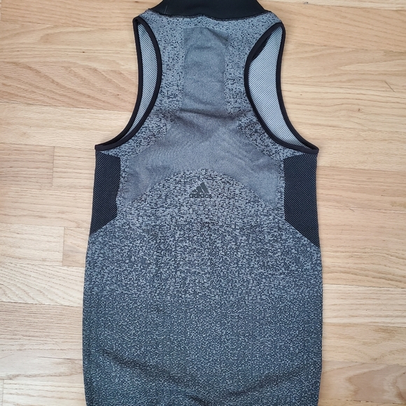 NWT Adidas Fitted Knit Racerback Tank Top M $80 - Picture 2 of 2